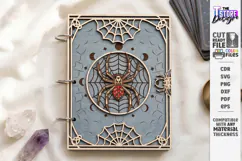 Wooden Mystical Notebook Cover Laser Cut | Book Cover Laser Product Image 1