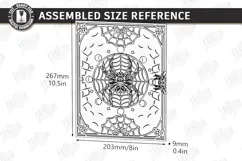 Wooden Mystical Notebook Cover Laser Cut | Book Cover Laser Product Image 2