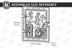 Wooden Mystical Notebook Cover Laser Cut | Book Cover Laser Product Image 2