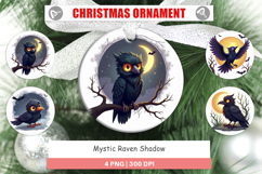 Ornament Halloween Raven Shadow Product Image 1