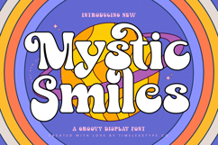 Mystic Smiles - Groovy Display Font Product Image 1