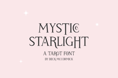 Mystic Starlight Serif Font - A Tarot Font Product Image 1