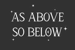 Mystic Starlight Serif Font - A Tarot Font Product Image 2