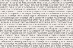 Mystic Starlight Serif Font - A Tarot Font Product Image 6