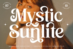 Mystic Sunlite - Groovy Serif Display Font Product Image 1