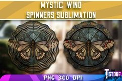 Mystic Wind Spinner Sublimation|Mystical PNG Design Product Image 1