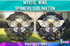 Mystic Wind Spinner Sublimation|Mystical PNG Design Product Image 1