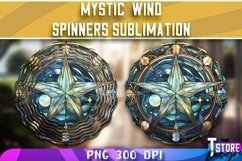 Mystic Wind Spinner Sublimation|Mystical PNG Design Product Image 1