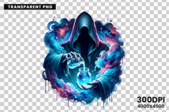 mystic zodiac reaper png, astrology gothic clipart, zodiac reaper sublimation design, dark horoscope illustration, astrology reaper png, gothic astrology sublimation, celestial reaper artwork, astrology png for cricut, mystical zodiac clipart, astrology p