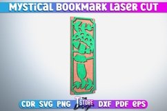 Mystical Bookmark Laser Cut SVG |Witchy Laser Cut SVG Design Product Image 11