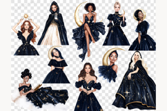 GlamArtZhanna, Celestial clipart, Celestial clip art, Sun and moon clipart, Sun and moon png, Celestial Goddess, Planner girl clipart, Black goddess png, Magic Clipart, Mystic Clipart, Moon and Stars png, celestial Graphics, Mystical clip art, Lunar witch