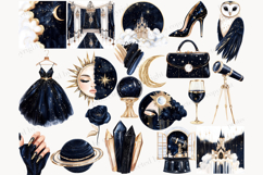 GlamArtZhanna, Celestial clipart, Celestial clip art, Sun and moon clipart, Sun and moon png, Celestial Goddess, Planner girl clipart, Black goddess png, Magic Clipart, Mystic Clipart, Moon and Stars png, celestial Graphics, Mystical clip art, Lunar witch