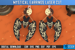 Mystical Earrings Laser Cut | Pendant Earrings | Accessories Product Image 1