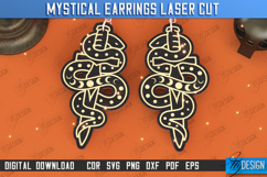 Mystical Earrings Laser Cut | Pendant Earrings | Accessories Product Image 1