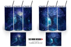 Mystical Forest Halloween | Tumbler Sublimation Wrap Product Image 2