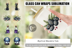 Mystical Macabre Yule Glass Can Product Image 1