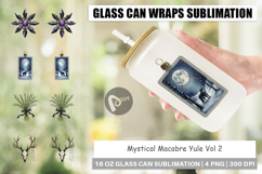 Mystical Macabre Yule Glass Can Product Image 1