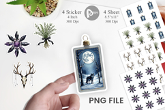 Mystical Macabre Yule Sticker Product Image 1