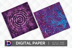 Mystical Mazes Digital Paper Product Image 1