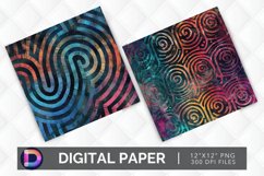 Mystical Mazes Digital Paper Product Image 1