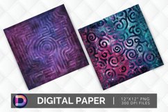 Mystical Mazes Digital Paper Product Image 1