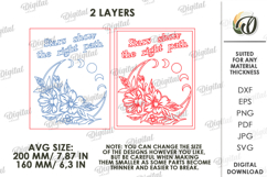 Celestial Wall Art Bundle Laser Cut. Mystical Home Decor SVG Product Image 3