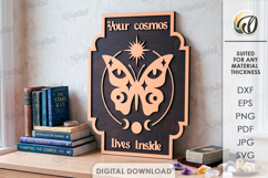 Celestial Wall Art Bundle Laser Cut. Mystical Home Decor SVG Product Image 4