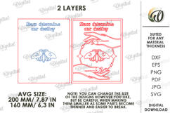 Celestial Wall Art Laser Cut. Mystical Home Decor SVG Product Image 2