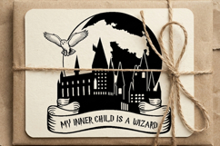 Magical Wizard Castle SVG, School of Witchcraft. Product Image 4