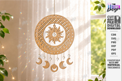 Mystical Suncatcher Laser Cut | Dreamcatcher | Hanging Decor Product Image 1