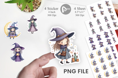 Mystical Witch Dolls Sticker Product Image 1