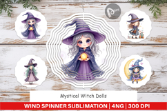 Wind Spinner Mystical Witch Dolls Product Image 1
