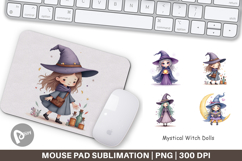 Mouse Pad Mystical Witch Dolls Product Image 1