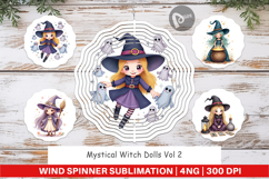 Wind Spinner Mystical Witch Dolls Product Image 1