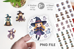 Mystical Witch Dolls Sticker Product Image 1
