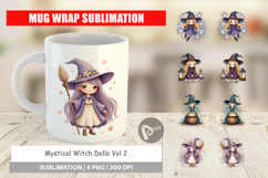 Mug Wrap Mystical Witch Dolls Product Image 1