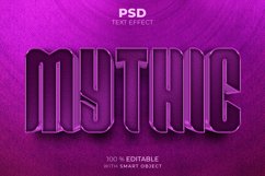 Mythic 3D editable text effect Product Image 1
