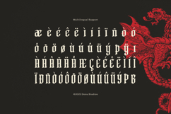 Mythic Griffin | Blackletter Typeface Product Image 11