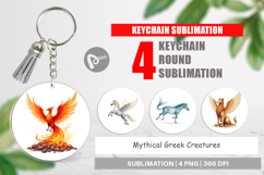 Greek Creatures Keychain Product Image 1