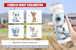Mythical Snow Creatures Tumbler Product Image 1
