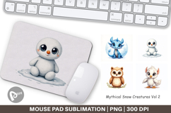 Mythical Snow Creatures Mouse Pad Product Image 1