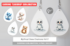 Mythical Snow Creatures Earring Product Image 1