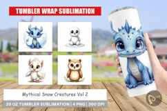 Mythical Snow Creatures Tumbler Product Image 1