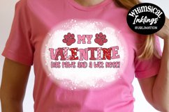 My Valentine Has Paws-Dog Lovers Sublimation Clipart Product Image 1