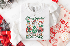 Merry Honkin Holidays Christmas Geese Shirt Design Product Image 2