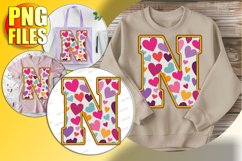 N Doodle Letter Valentine Bright Loving Charm! Product Image 1
