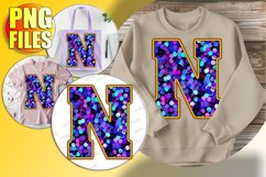N Doodle Letter Style Clipart Merry Celebration Design! Product Image 1