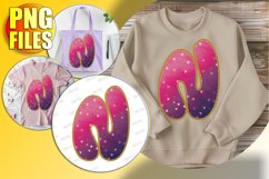 N Doodle Letter Valentine Festive Whimsical Style! Product Image 1