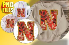 N Doodle Letter Valentine Whimsical Loving Vibe! Product Image 1