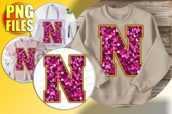 N Doodle Letter Style PNG Cheerful Winter Character! Product Image 1